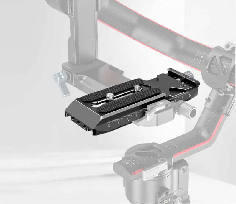 Installed on DJI RS3 Pro Gimbal, Arca Quick Release Camera Plate for RS2 RS3 Stabilizer