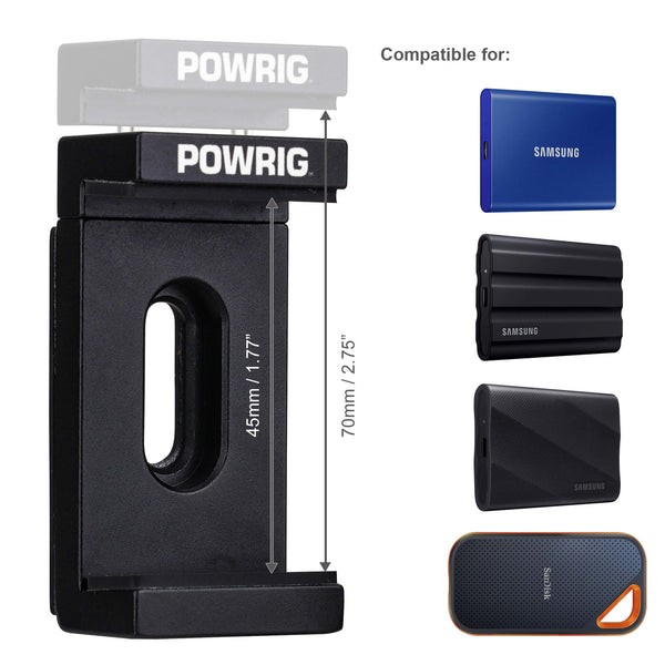 PK1 SSD holder for the Samsung T5 T7