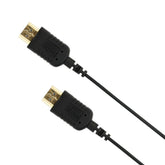 Ultra Thin 4K@60Hz HDMI Male to Male Cable, Gold-Plated Connectors, Black PVC Jacket for HD Video & Audio