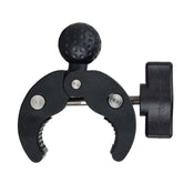 POWRIG 1-inch ball clamp with rubber-lined jaw and 16-38mm mounting capacity