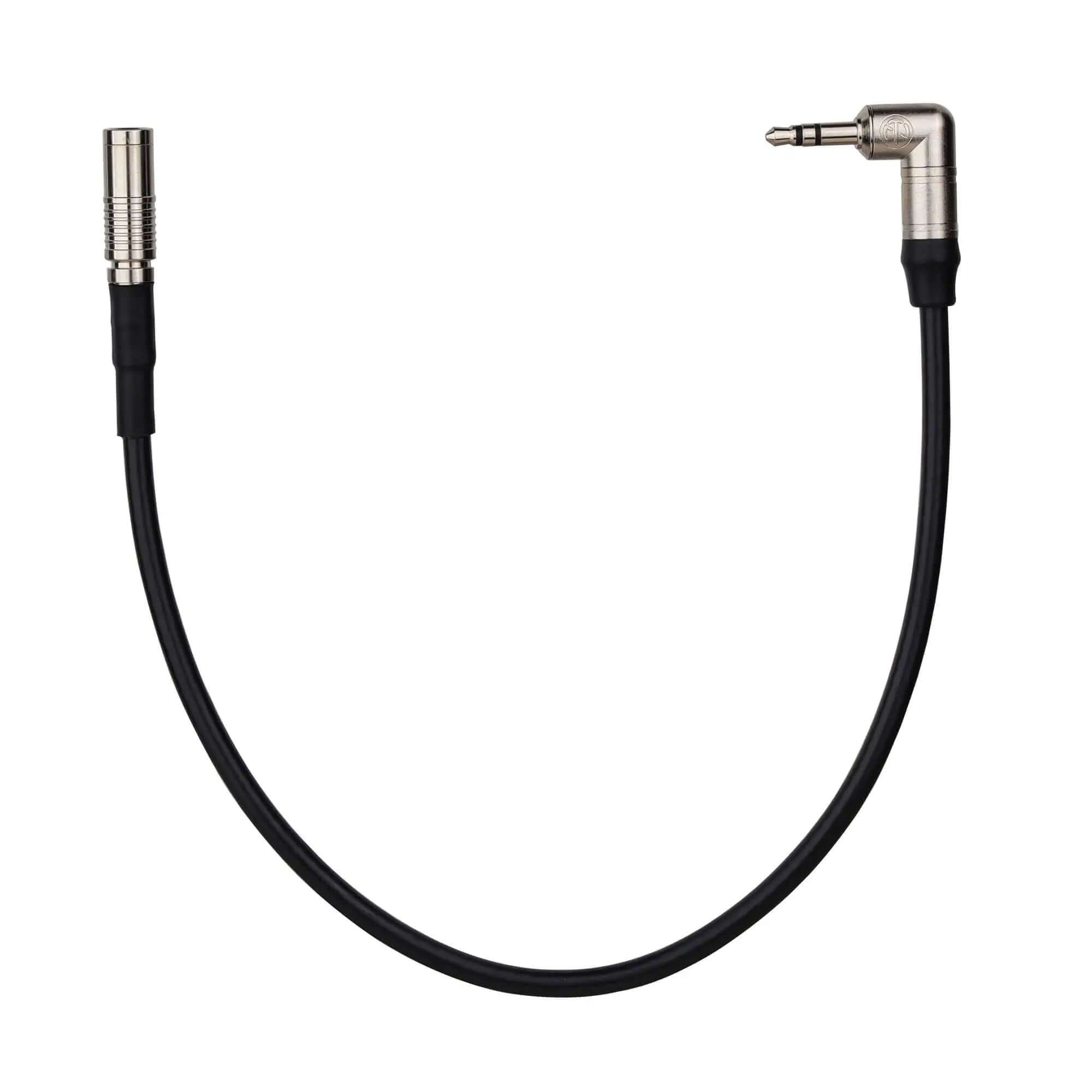 Canon R5C camera timecode cable right angle 3.5 TRS to mini XLR