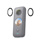 Insta360 X2 Lens Protector Installation Preview, Clear Glass Lens Cap for Insta360 One X2 Action Camera Lens Protection