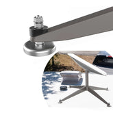 POWRIG adjustable ball joint magnetic mount for Starlink Gen2 dish on RV roof with 600lbs holding force