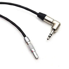 Right Angle 3.5mm TRS to LEMO 3Pin Timecode Cable for RED Digital Cinema Camera
