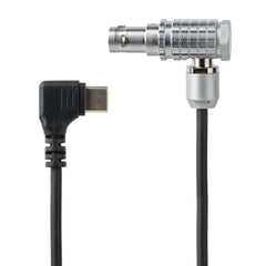 Right Angle USB-C to 90-Degree Lemo 2-Pin Power Cable for DJI Ronin RS2 RS3 Pro RS4 Pro Red Komodo Camera