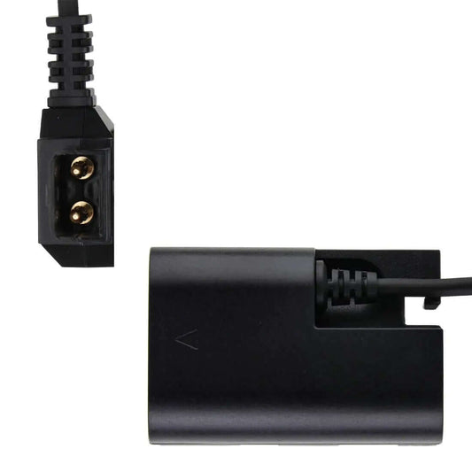 D-Tap Connector & LP-E6 Dummy Battery Adapter Close Up