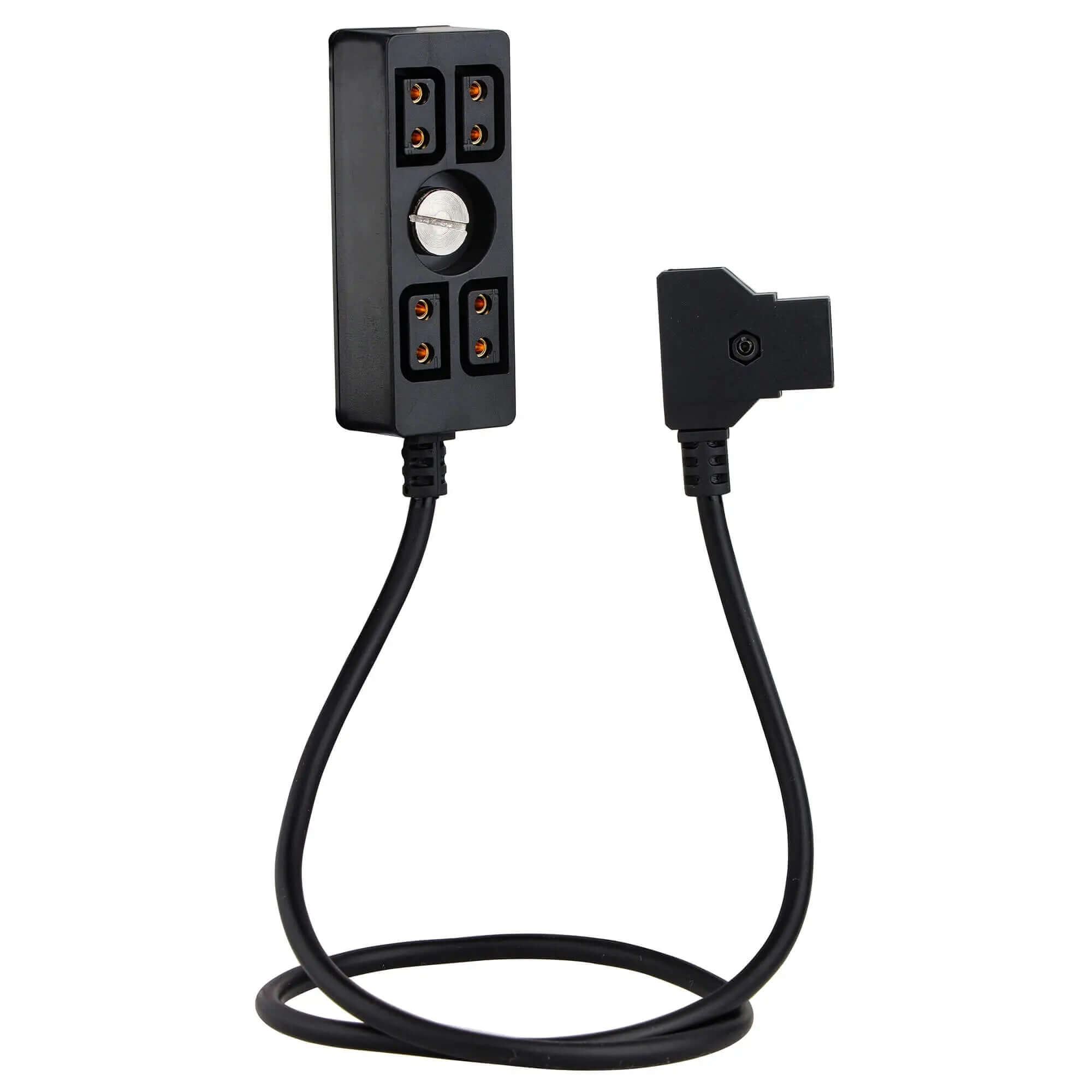 D-Tap 1 to 4 Splitter Cable, 4-Port Dtap Power Distributor for Camera V Mount Battery