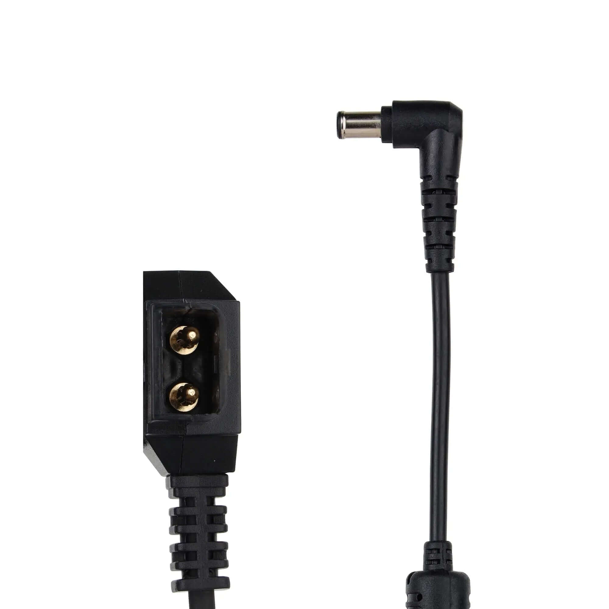 D-Tap connector and 90-degree DC plug for Sony FX6 FX9
