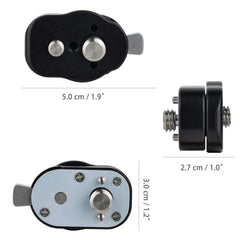 50x30mm ARRI Anti-Twist Quick Release Base Plate Camera Mount Adapter
