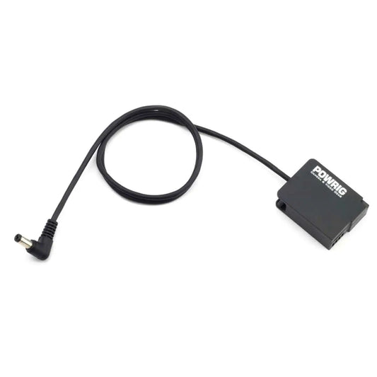 Coiled DC Plug to BP-DC12 Fake Dummy Battery Continuous Camera Power Supply Cable