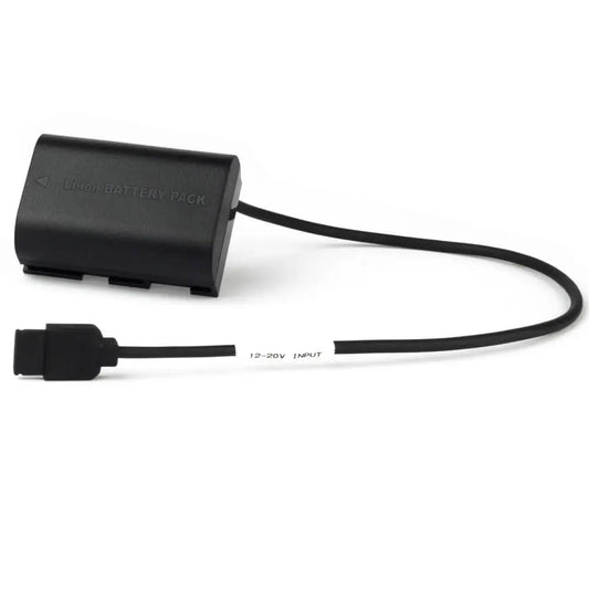 LP-E6 Dummy Battery Cable with 12-20V Input for DJI Ronin-S Gimbal