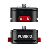 powrig quick release plate for camera tripod