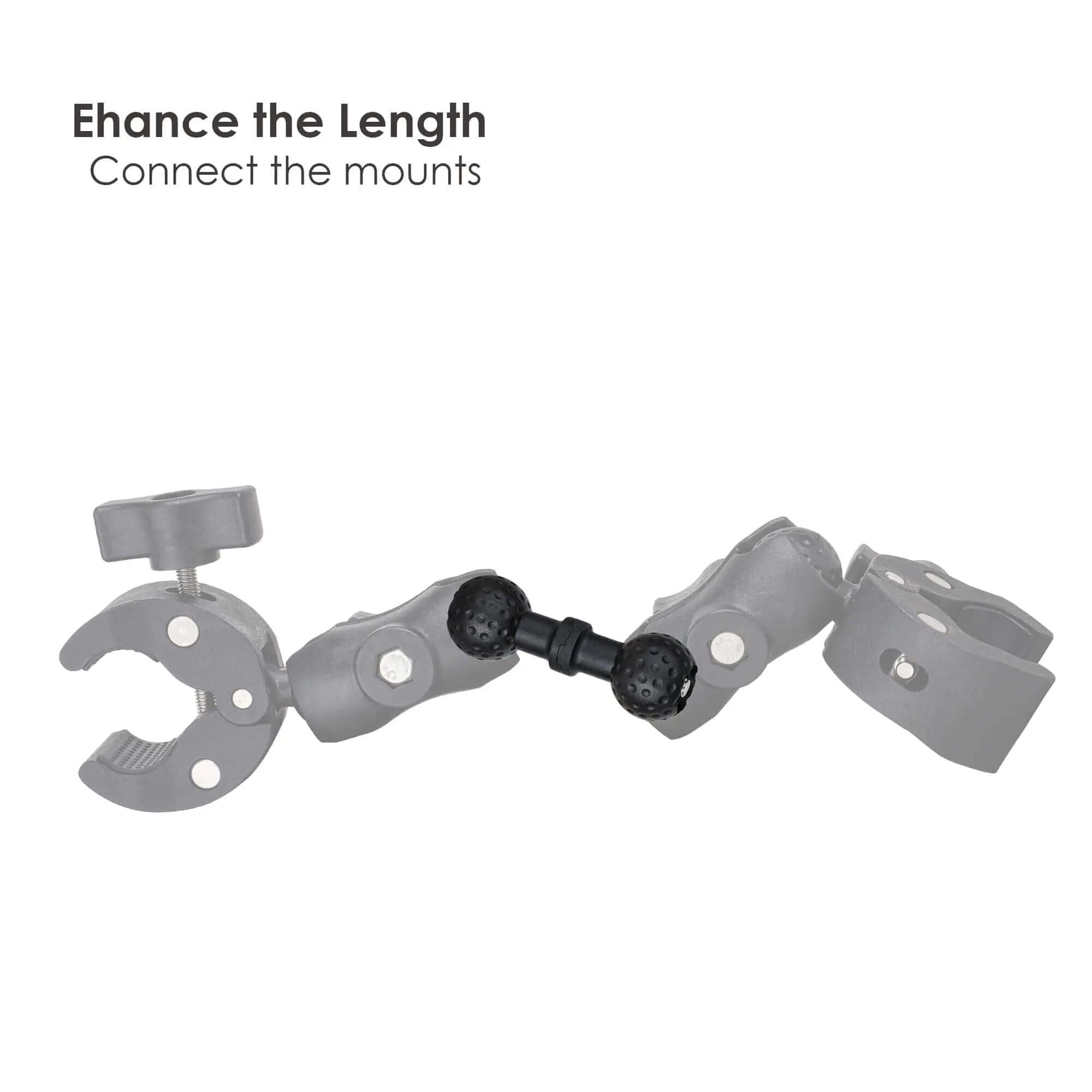 "1-inch double ball extension arm for RAM MOUNTS"