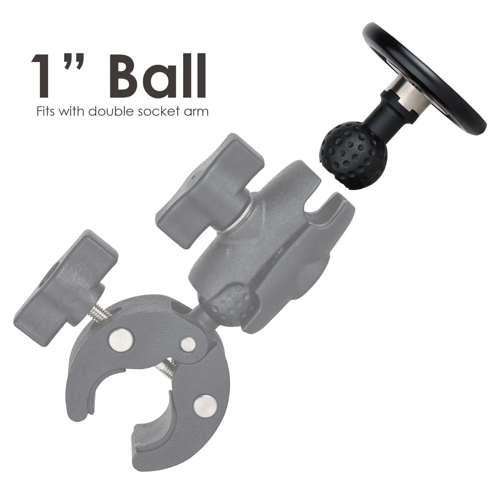 "1-inch magnet ball phone mounts"