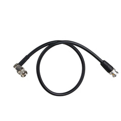 Right Angle BNC to Straight BNC 12G-SDI Cable, 4K UHD SDI Coaxial Video Cord, Flexible PVC Black RG20 Cable for Camera Recorder Broadcast