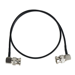 Ultra Thin Right Angle BNC to BNC SDI Coaxial Cable, 90 Degree Elbow BNC Patch Cord for HD SDI Video Transmission