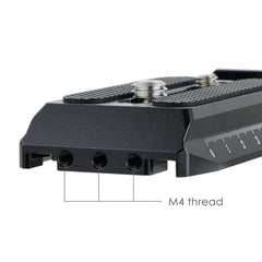 M4 Thread Hole Close-up, DJI RS Series Gimbal Quick Release Aluminum Camera Base Plate