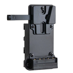 V-Mount to NP-F Battery Adapter Plate, Black Metal Converter for Sony NP-F550 NP-F970 to V-Mount Battery, for Camera Monitor, LED Light