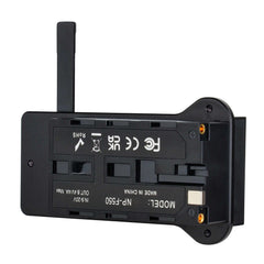 V-Mount to NP-F Adapter Plate Side Profile, NP-F550 Battery Converter with V-Lock Mount for Camera, Camcorder, LED Panel Power Supply