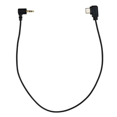Right-angle USB-C to 2.5mm TRS camera control cable for DJI Ronin RS series and Fujifilm cameras