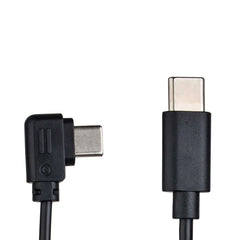 Compatibility chart listing Sony, Canon, Panasonic, Blackmagic, and Nikon cameras supported by USB-C shutter control cable