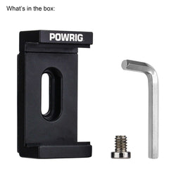 POWRIG Universal SSD Mount for Camera Cage, Compatible with Samsung T5/T7/T9/T7 Shield