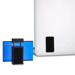 POWRIG Aluminum SSD Mount Clamp with 3M adhesive Velcro - Secure Samsung T7 SSD to MacBook lid, no tools required for video editors