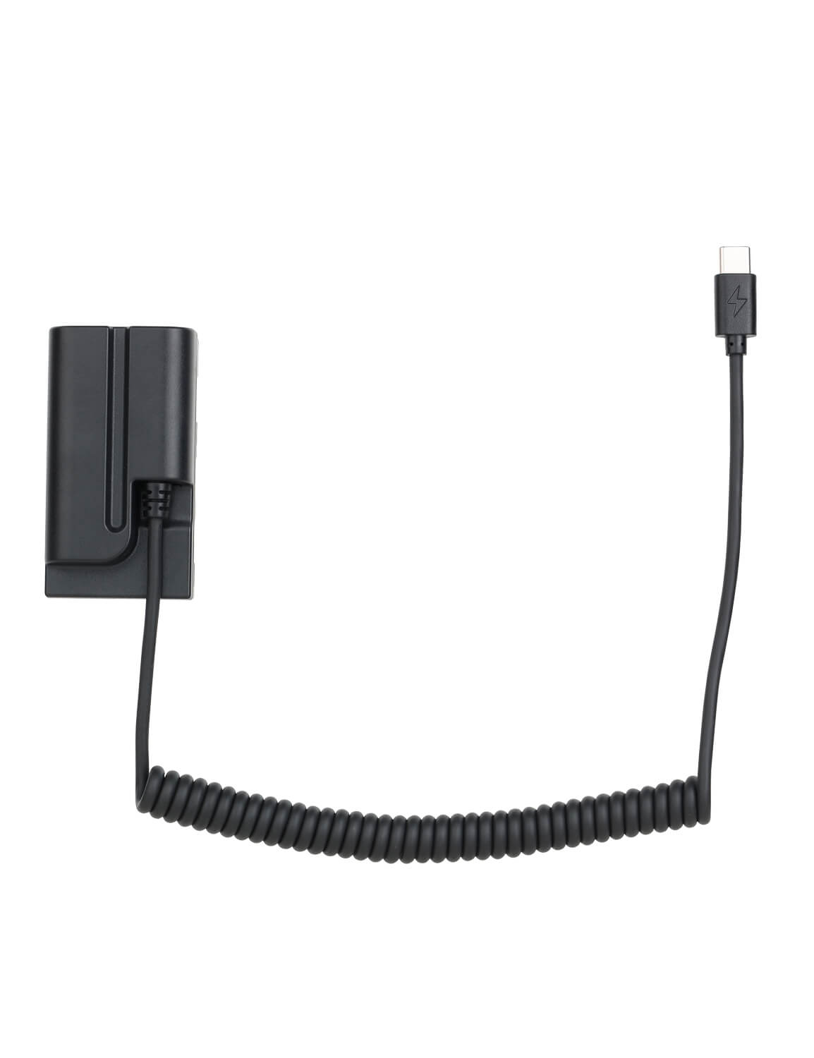 POWRIG USB-C PD to NP-F dummy battery cable full view