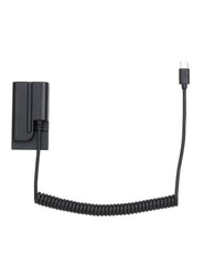 POWRIG USB-C PD to NP-F dummy battery cable full view