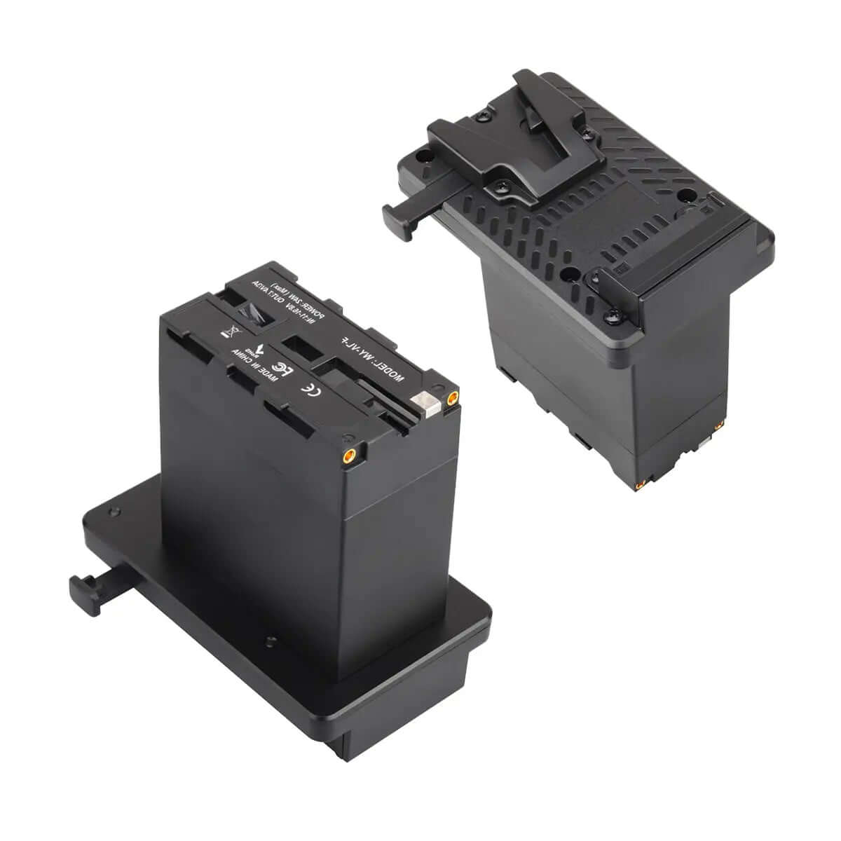 2 Pack V-Mount to NP-F Battery Converter Plates