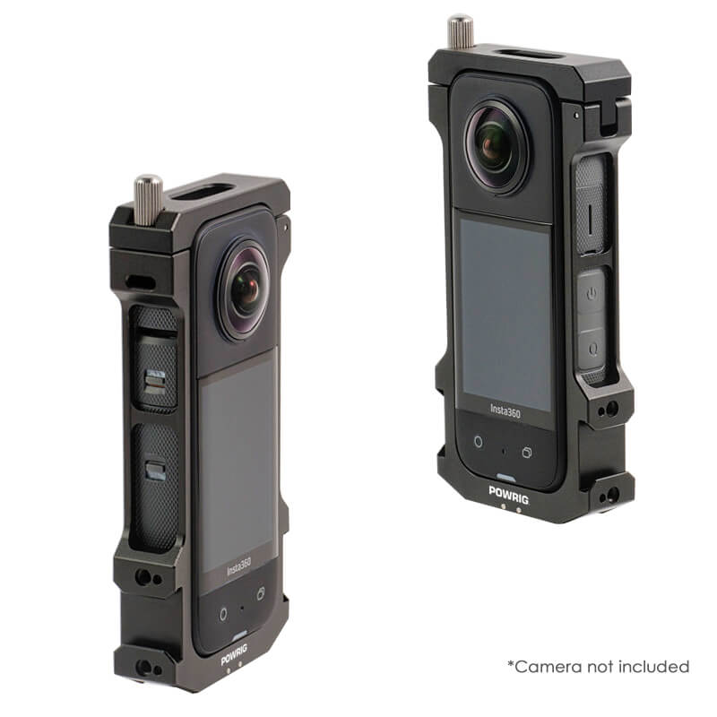 POWRIG Aluminum Cage for Insta 360 X3 Camera – Photo & Video Gears