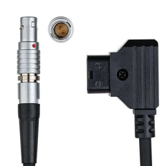 close-up Dtap and Lemo 2-pin connector