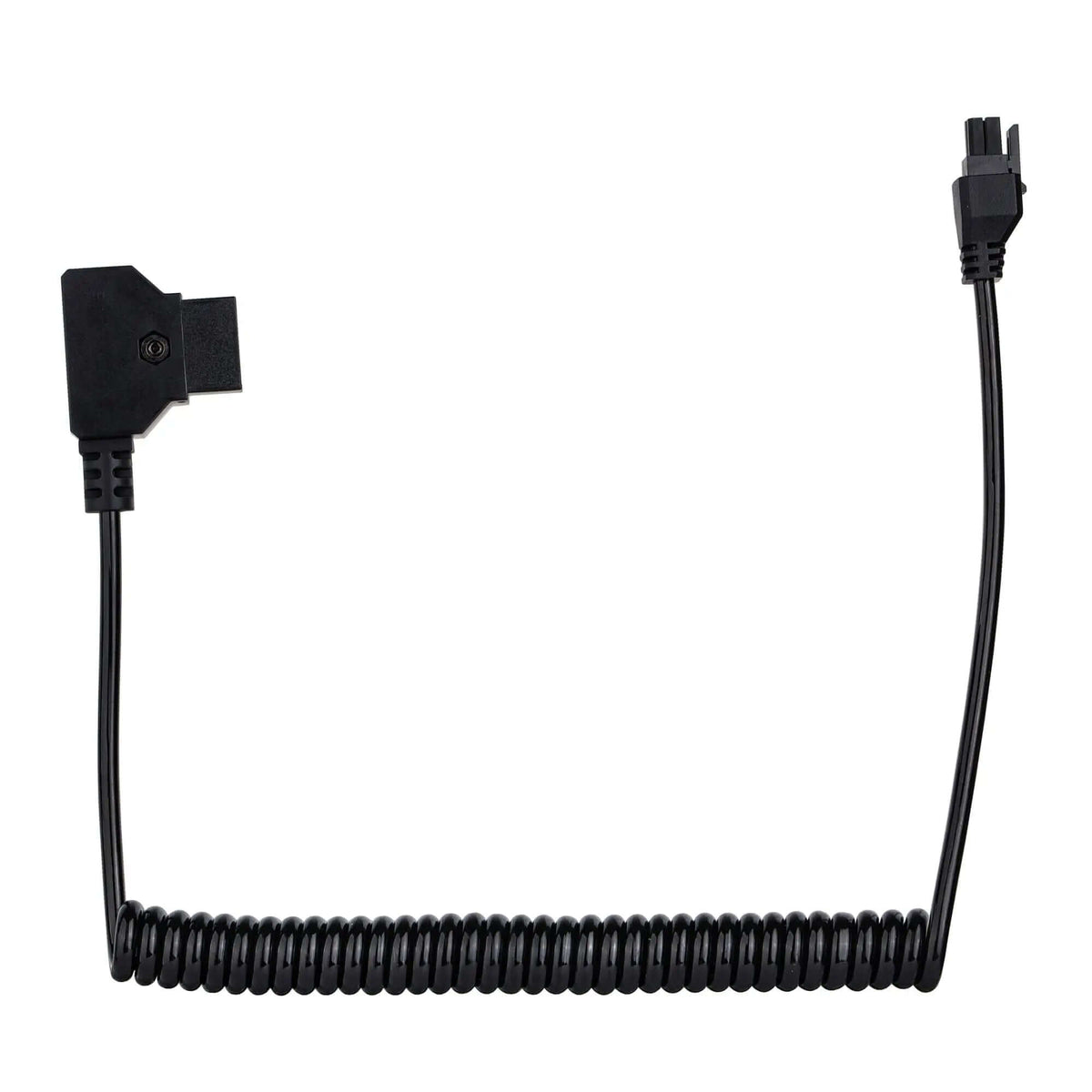 Black Coiled D-Tap to Freefly Ember S5K Power Cable for Cinema Camera