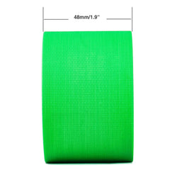 Wide Neon Green Gaffers Tape, 48mm (1.9") Width, 10 Yards, Heavy-Duty Matte Cloth, Non-Reflective, Residue-Free Stage Tape