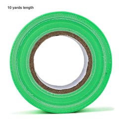 Neon Green Gaffers Tape Roll, 10 Yards Length, Matte Cloth, Non-Reflective, Residue-Free, for Photography and Event Use
