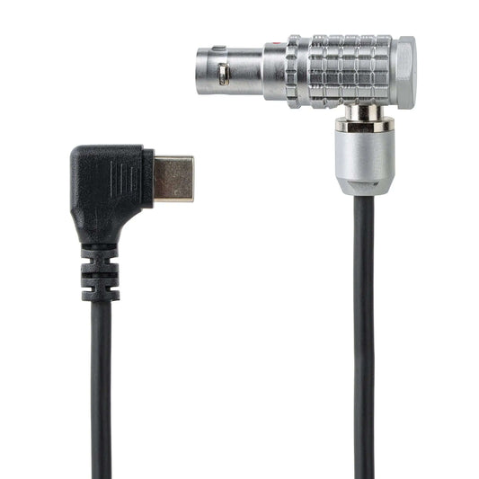 Right Angle USB-C to 90-Degree Lemo 2-Pin Power Cable for DJI Ronin RS2 RS3 Pro RS4 Pro Red Komodo Camera