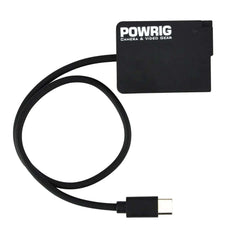 POWRIG USB-C to BP-BLC12 dummy battery for Sigma FP camera flat lay