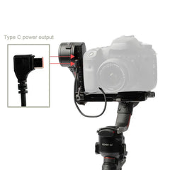 DJI ronin RS2 to NP-F BMPCC 4K, ZCam camera power cable