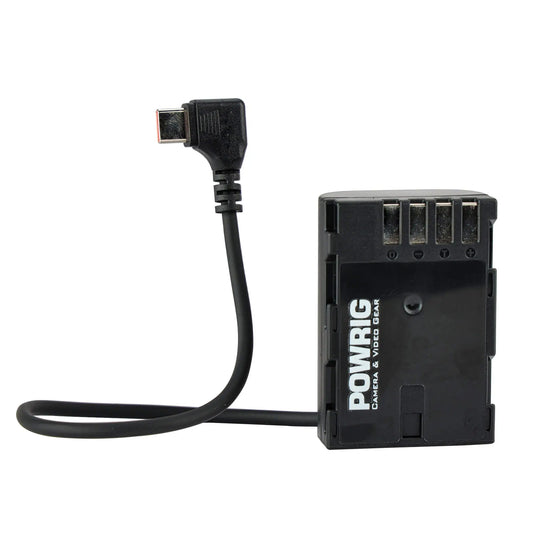 USB-C to DMW-BLF19 dummy battery for Panasonic GH series camera power supply cable