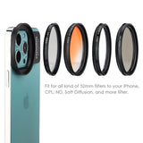 powrig magnetic iphone 13 camera lens filter mount