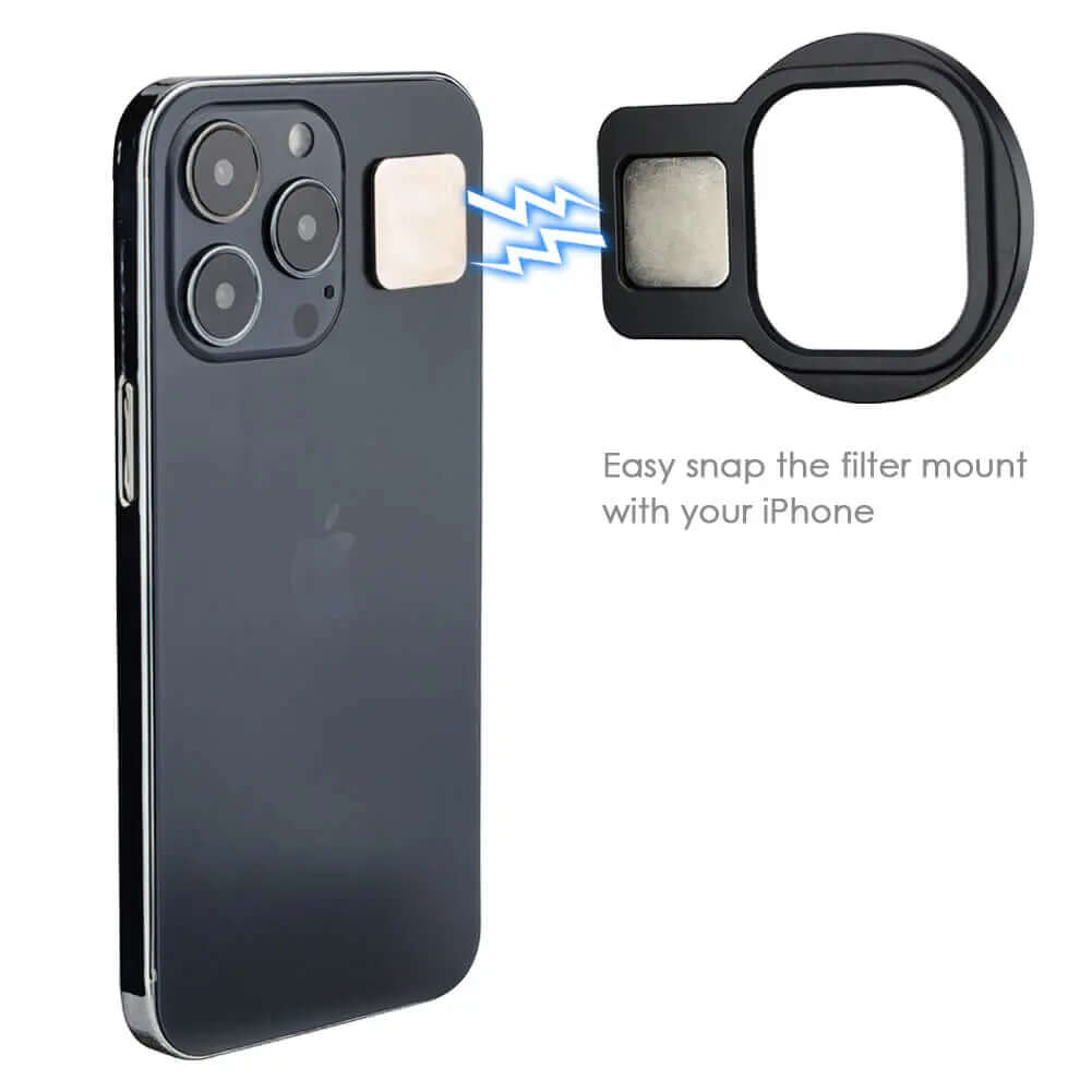 powrig magnetic iphone 13 camera lens filter mount