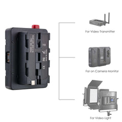 V mount to NPF battery adapter