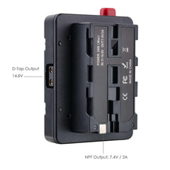 V mount to NPF battery adapter