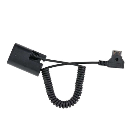 D-Tap to LP-E6 Coiled Power Cable for Canon LP-E6N Camera Fake Battery Coupler