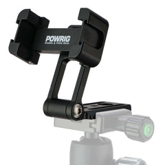 dual cold shoe mount phone clip with acra-swiss plate