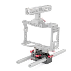 POWRIG camera accessories Universal Base with Arca-Swiss Mount 15mm Rod Clamp  Arri Dovetail Clamp for Camera Cage 1631