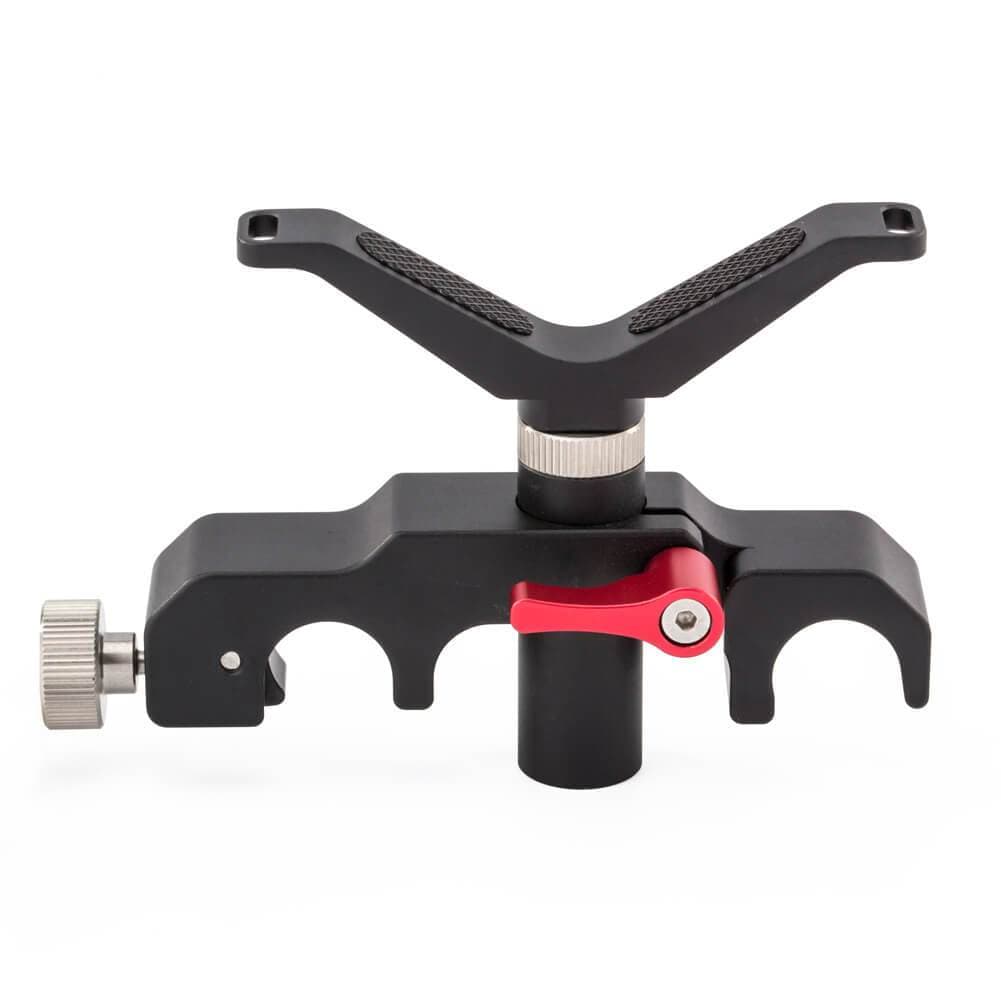 POWRIG camera cage 15mm Rod Clamp Lens Support -1900B