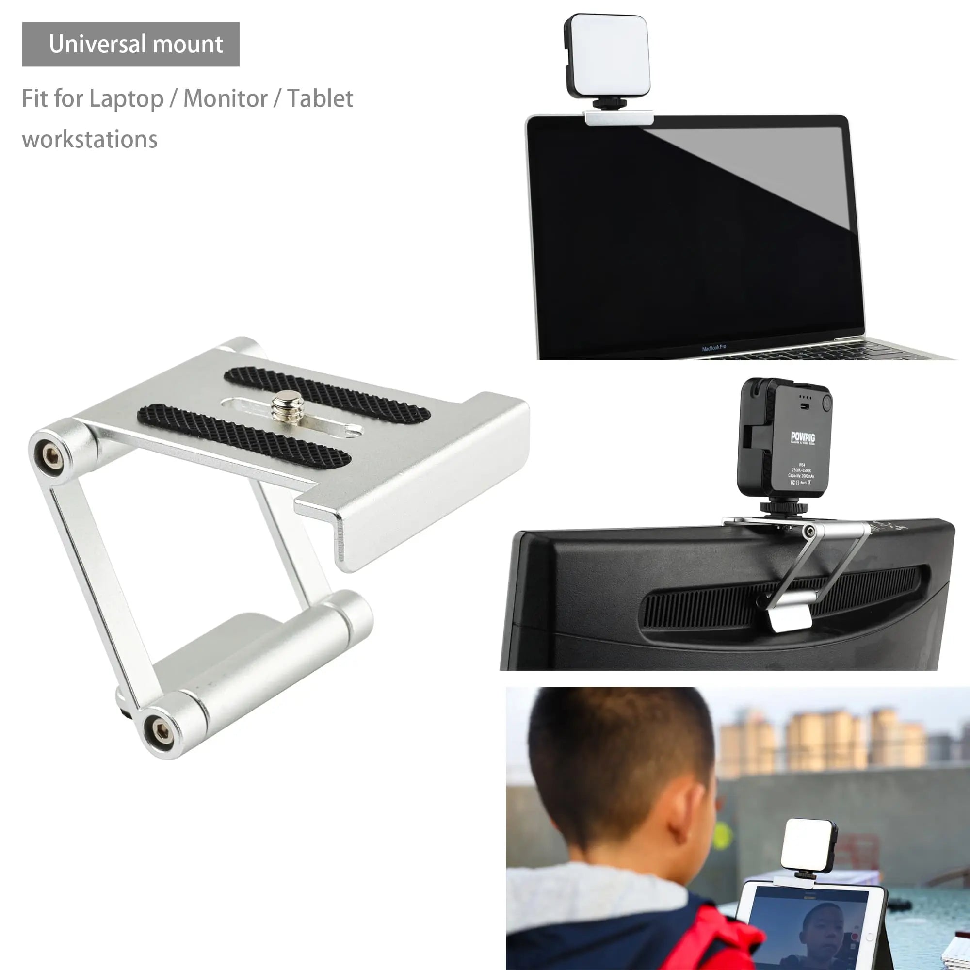 POWRIG conference light gears Video Conference Light Mount for Monitor