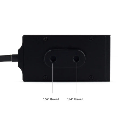 Bottom View with Dual 1/4 Inch Thread Mounts on CFast to mSATA SSD Adapter