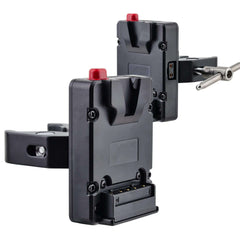 V mount battery plate with D-tap output adapter
